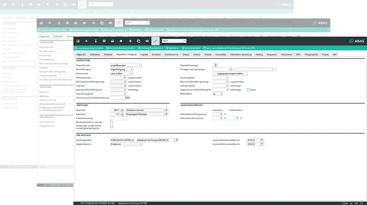 Abas ERP Kunststoffindustrie flexible Fertigung